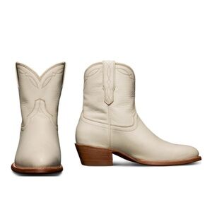 Tecovas Penny Cream (Bone) Leather
Cowboy Boots White Ankle Boots